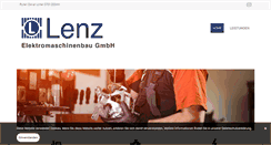 Desktop Screenshot of lenz-motoren.de
